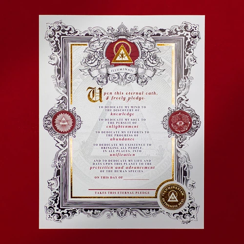 Illuminati Certificate of Membership