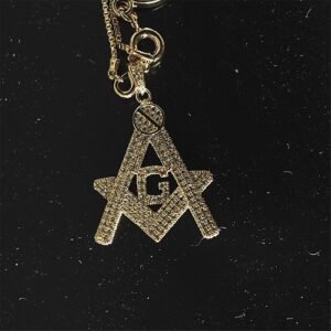 Gold Masonic Pendant