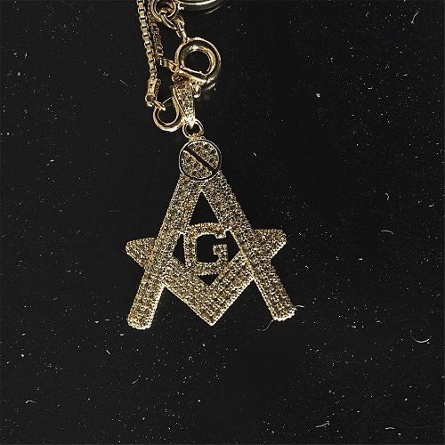 Gold Masonic Pendant